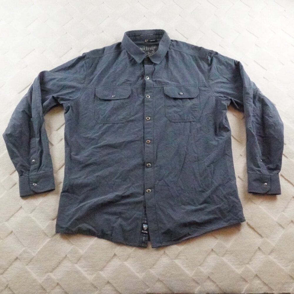 Kuhl Button Up Shirt Mens Extra Large outdoor Camping Casual